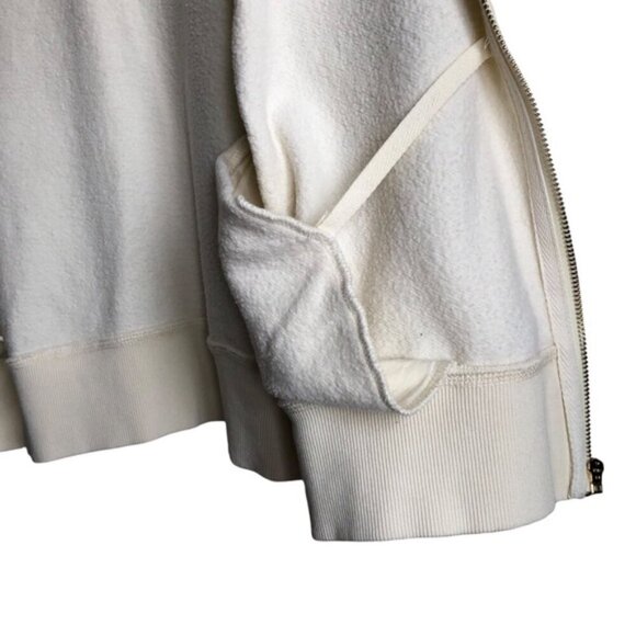 P.E Nation Reset Jacket Zip-Up Hoodie Cream Athleisure Sweatshirt - Picture 9 of 11